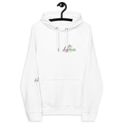 Lively Sloth unisex eco raglan hoodie